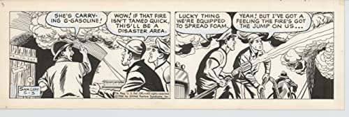 Davy Jones Orijinal Mürekkep Günlük Gazete Çizgi Roman Sanatı İmzalı ve Çizilmiş Sam Leff 1966 225