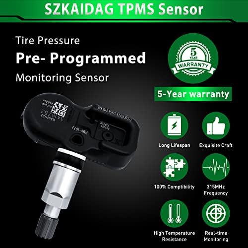 SZKAIDAG ® TPMS sensörü 4260706011 için uygun: - Toyota Tundra Tacoma Camry 4Runner Rav4 için: - Lexus LX RX ES GS lastik