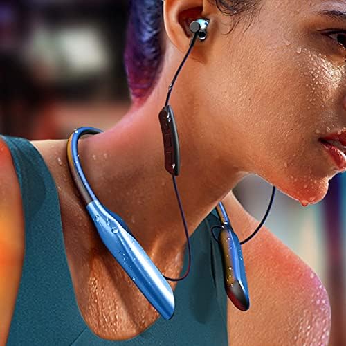 Uklsqma Bluetooth Kulaklıklar 5.0 Boyun Bluetooth Kulaklıklar Koşu Kulaklıklar Gürültü Iptal Mic Konfor ve Spor
