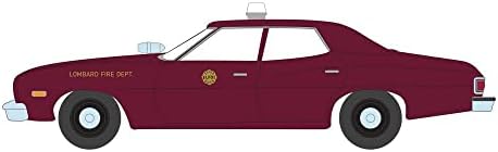 1976 Ford Torino, bordo-yeşil ışık 67030A / 48-1 / 64 Ölçekli pres döküm model oyuncak araba