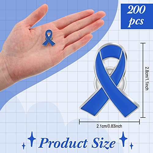 Mavi Kurdele Pimleri Çocuk İstismarı Farkındalık Pimleri Kolon Kanseri Yaka Pin Önleme Emaye Broş Ürünleri Kamu Yardım Kampanyası