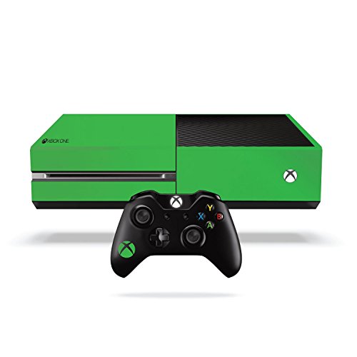 Microsoft Xbox One Konsolu için Xbox One Floresan Vinil Wrap/Cilt/Kapak: Parlak Yeşil