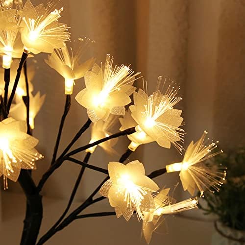 LIUHD noel huş yapay ağaç ışık LED sıcak beyaz dal ağaç ışıkları masa huş ağacı tatil parti dekor için
