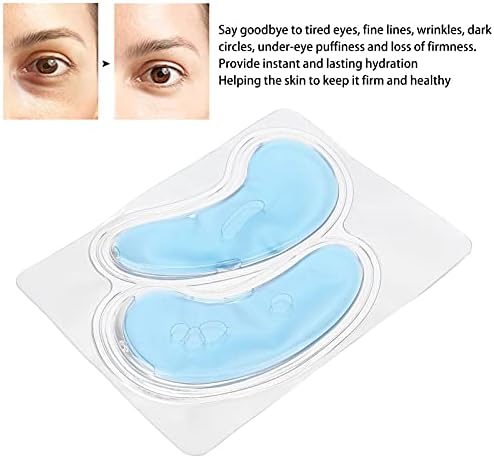 Göz Maskeleri, Güvenli Sağlıklı Kollajen göz bandı Göz Kurtarma Kalıcı Nemlendirici Ev Kadınlar için Seyahat için(gök mavisi)