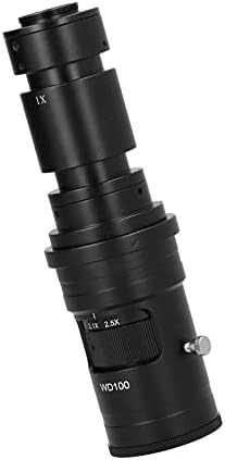 C-Mount Lens, Büyüteç Lens Mikroskop Kamera Lensi Mikroelektronik Kalıpları, Takı, Baskı, Cep Telefonu(160X)