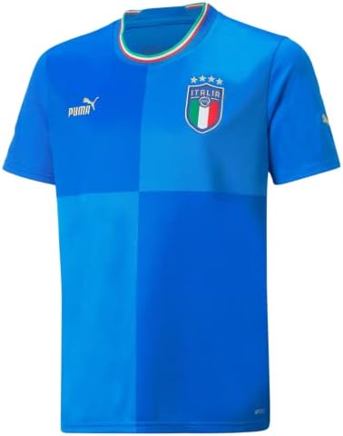 PUMA 2022-23 İtalya Ana Sayfa Gençlik Forması Ignite Blue-Ultra Blue YS