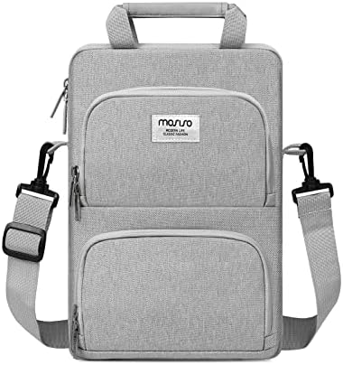 MOSISO 360 Koruyucu Dikey Tablet omuzdan askili çanta ile Uyumlu iPad Pro 12.9 inç M2 ve M1 (6th/5th/4th/3rd Gen) 2022-2018,