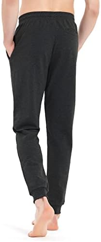 Idtswch 32/34/36/38 Uzun Inseam Erkek Uzun Sweatpants Ekstra Uzun Joggers Pantolon fermuarlı cepler