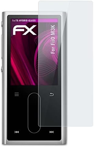 atFoliX Plastik Cam koruyucu film ile Uyumlu FiiO M3K Cam Koruyucu, 9H Hibrid Cam FX Cam Ekran Koruyucu Plastik