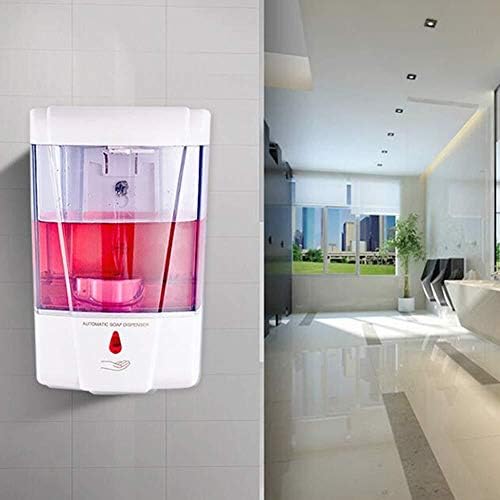 YANG1MN SSS Otomatik Fotoselli Sabunluk, Damlasız Tasarım Duvara Monte Sıvı Sabunluk Akıllı Sensör Dezenfektanı El Yıkama