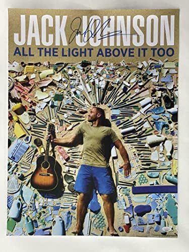 Jack Johnson imzalı imza 18x24 konser turu Posteri-tüm ışık W/Jsa-İmzalı NFL fotoğrafları