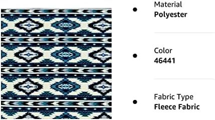 Pico Tekstil Raymi Güneybatı Kızılderili polar Kumaş - 4 Yarda Cıvata / Çoklu Koleksiyon Tarzı 53281