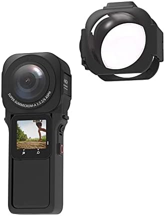 MOUDOAUER Akrilik Kamera Lens Koruyucu Kapak için Soğuk Ayakkabı ile Insta360 BİR RS 1 İnç Aksesuar Parçası
