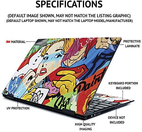 Lenovo IdeaPad Flex 5 2'si 1 arada 15 (2021) ile Uyumlu MightySkins Cilt-Deniz Mavisi Tasarımcı / Koruyucu, Dayanıklı ve