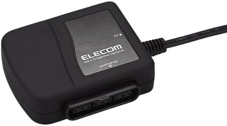 Elecom USB'den ps'ye / PS2 oyun pedi dönüştürücüsüne (siyah) JC-PS101UBK