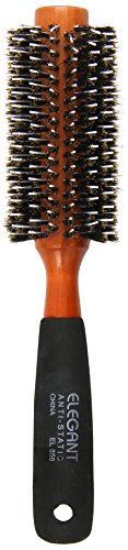 Zarif Fırçalar Yuvarlak Kirpi Fırçası, Kahverengi, 2,25 inç