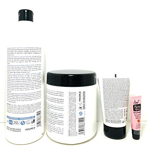 Maxima Mx Puring Rehab Yeniden Yapılandırma Kıvırcık Şampuan ve Maske (Kıvırcık Saçları Yeniden Yapılandırır) ve 100 ml/3.38