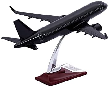 Zekupp Airbus 320-200 1/100 Siyah Renkli Model Uçak