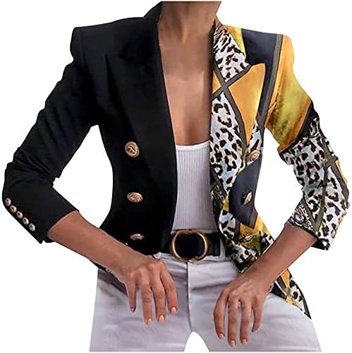 Kadınlar Çiçek Blazer Ceket Bayan Casual Blazers Çalışma Ofisi Düğmesi Açık Ön Ceket Takım Elbise Giyim
