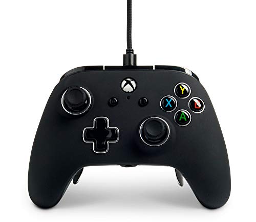 Xbox One için PowerA FUSİON Pro Kablolu Denetleyici-Siyah, Gamepad, Kablolu video oyunu Denetleyicisi, Oyun Denetleyicisi,