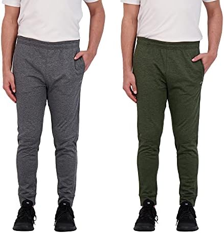Unipro Erkek koşucu pantolonu 2 Paket Teknoloji Polar Sweatpants Hafif Koşu pantolonu Erkekler için