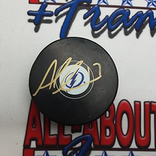 Alex Killorn Otantik İmzalı Hokey Diski İmzalı JSA İmzalı NHL Diskleri