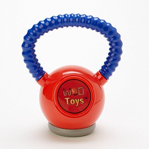 WOD Toys ® Kettle Çocuk Kettlebell Kırmızı-Çocuklar için Güvenli, Dayanıklı Oyuncak Fitness