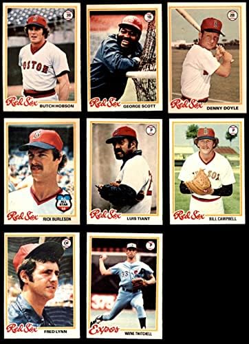1978 O-Pee-Chee Boston Red Sox Takım Seti Boston Red Sox (Set) ESKİ Red Sox