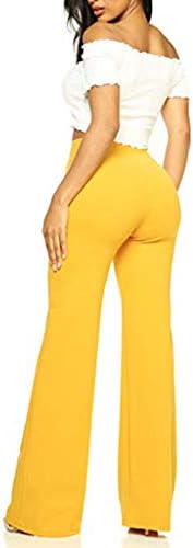 Vickyleb Kargo Pantolon Kadın Baggy Yüksek Bel Yoga Pantolon - Yoga cepli pantolon Karın Kontrolü, 4 Yollu Streç Egzersiz