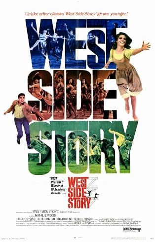 Pop Kültürü Grafik Batı Yakası Hikayesi Posteri Film 11x17