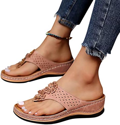 Kadın Sandalet Şık, kadın 2023 Peep Toe platform sandaletler Ayakkabı Takozlar Ayak Bileği Toka Bayanlar Flip Flop