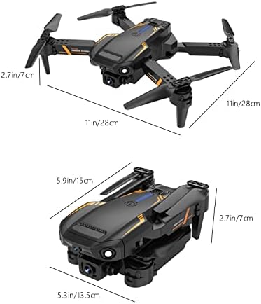 5S4o33 Drone ile Çift 4K Hd FPV Kamera Uzaktan Kumanda Oyuncak Hediyeler için Erkek Kız İrtifa Tutun Başsız Modu Bir Anahtar