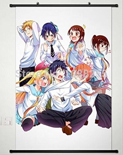 Karikatür dünya Ev Dekor Anime Japon Poster Duvar Kaydırma Nisekoi Kirisaki chitoge Cosplay