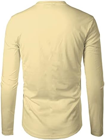 DPPA Erkek Moda Rahat Spor Spor Açık Kavisli Hem Düz Renk Yuvarlak Boyun T Gömlek Uzun Erkek Tee Gömlek Gömlek Dükkanı