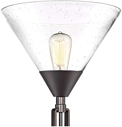 Franklin Demir İşleri Warwick Endüstriyel Torchiere Ağacı Zemin Lambası Kısılabilir LED 3-ışık Edison 71.5 Tall Kaplan Bronz