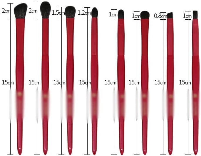 DNATS 8 Set Göz Farı Fırçalar Göz Makyaj Fırçalar Bulaşmaya Burun Farı Dudak Güzellik Araçları Toptan (Renk: B, Boyutu: Bir