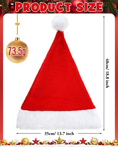 6 Paket Light up Santa Şapka Peluş Noel led ışık up Şapka Yumuşak Noel Tatil Şapka Komik Noel Baba Kap Çocuklar Yetişkinler