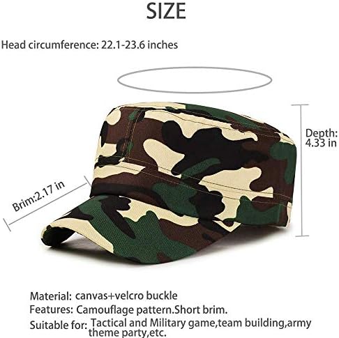 ZffXH Toptan 6/12 Paket Ordu Askeri Parti Şapka Harbiyeli Taktik Eğitim Kap Kamuflaj Camo Şapkalar