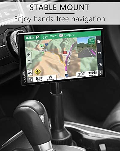 1 Sıfır Katı GPS Bardak Tutucu Dağı Garmin [Ayarlanabilir Kol], Yedek Araba Kamyon Bardak Tutucu topuz montaj kaidesi ile